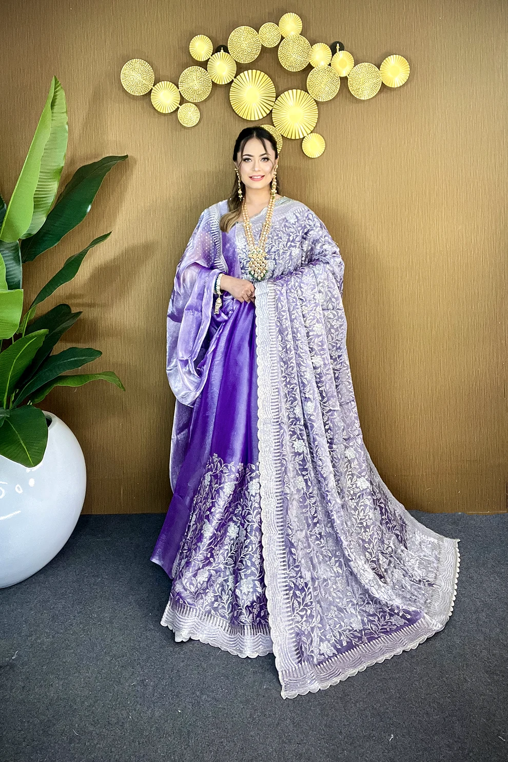 Lavender Party Wear | Premium Occasion Wear